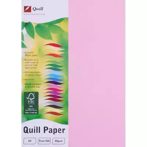 Picture of QUILL XL MULTIOFFICE COLOURED A4 COPY PAPER 80GSM MUSK PACK 500 SHEETS