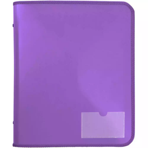 Picture of MARBIG ZIPPER BINDER 25MM 2D PURPLE