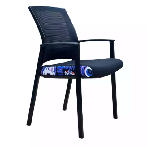 Picture of ORANGE DUST DARWIN VISITOR CHAIR 505 X 450 X 875MM PEARL BLACK