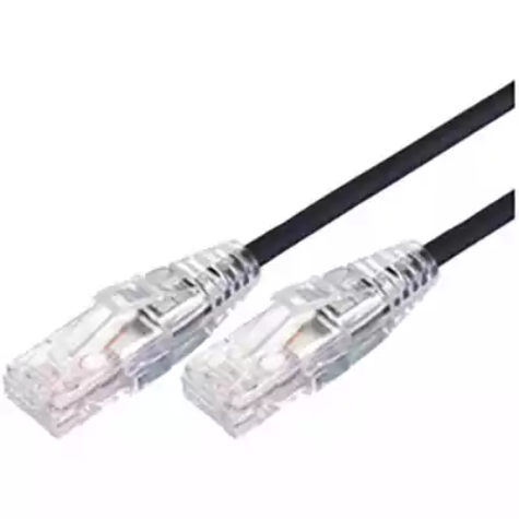 Picture of COMSOL ULTRA THIN SNAGLESS PATCH CABLE CAT6A 10GBE UTP 300MM BLACK