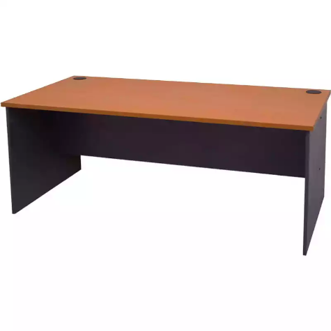 Picture of RAPID WORKER OPEN DESK 1800 X 750MM CHERRY/IRONSTONE