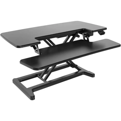 Picture of RAPID FLUX ELECTRIC HEIGHT ADJUSTABLE DESK RISER 950 X 415MM BLACK