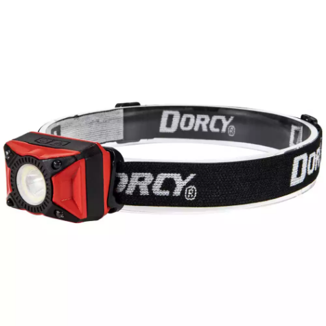 Picture of DORCY D4337 RECHARGEABLE HEADLAMP 650 LUMENS BLACK/GREY