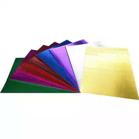 Picture of RAINBOW METALLIC CORRUGATED BOARD 500 X 750MM ASSORTED PACK 8