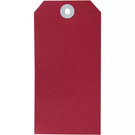 Picture of AVERY 16110 SHIPPING TAG SIZE 6 134 X 67MM RED BOX 1000