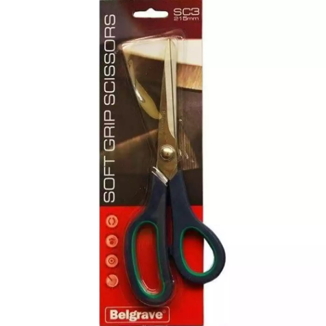 Picture of BELGRAVE SC3 SOFT GRIP SCISSORS 215MM BLUE