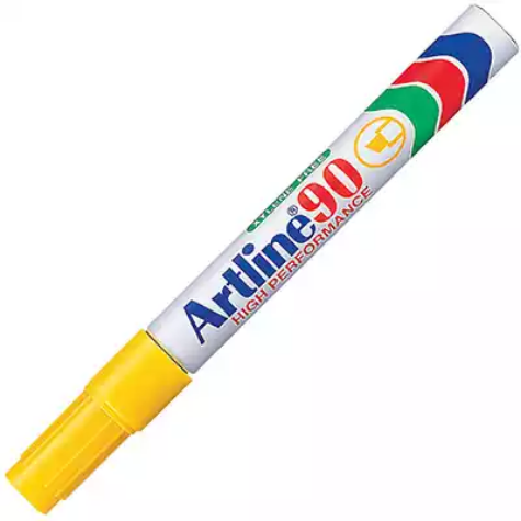 Picture of ARTLINE 90 PERMANENT MARKER CHISEL 2-5MM YELLOW