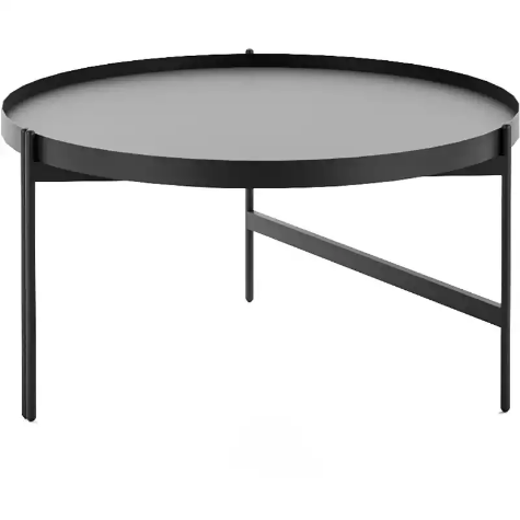 Picture of RAPIDLINE NIDO COFFEE TABLE ROUND 800MM BLACK