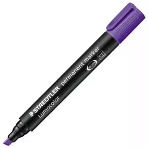 Picture of STAEDTLER 350 LUMOCOLOR PERMANENT MARKER CHISEL 5.0MM VIOLET