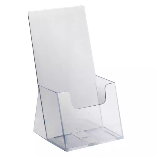 Picture of DEFLECTO BROCHURE HOLDER EXTRA CAPACITY FREE-STANDING DL CLEAR