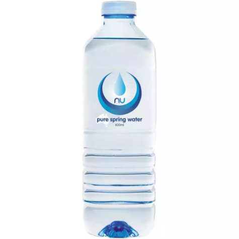 Picture of NU PURE WATER BOTTLE 600ML CARTON 24