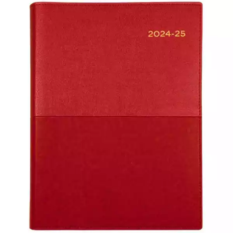 Picture of COLLINS VANESSA FY345.V15 FINANCIAL YEAR DIARY WEEK TO VIEW A4 RED