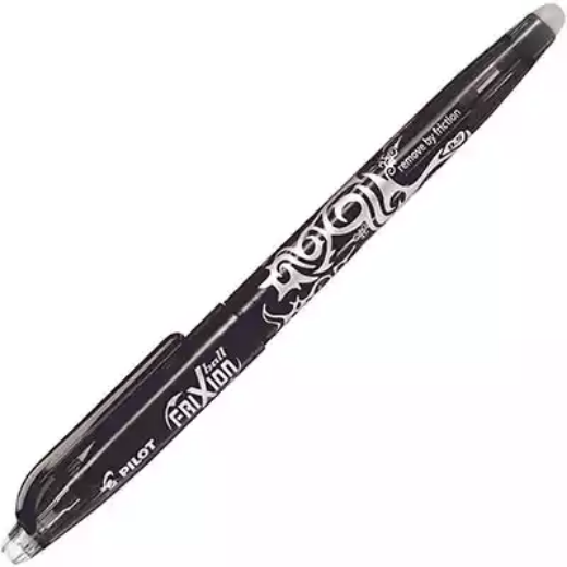 Picture of PILOT FRIXION ERASABLE GEL INK PEN 0.5MM BLACK