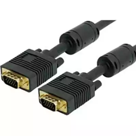 Picture of COMSOL VGA MONITOR CABLE 15 PIN MALE TO 15 PIN MALE 3M BLACK