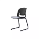 Picture of SYLEX PALLETE CHAIR WITH BLACK STEEL REVERSE CANTILEVER FRAME GREY SEAT