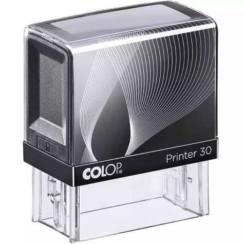 Picture of COLOP P30 CUSTOM MADE PRINTER SELF-INKING STAMP 47 X 18MM