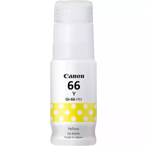 Picture of CANON GI66 MEGATANK INK BOTTLE 70ML YELLOW