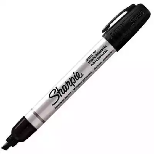 Picture of SHARPIE PRO METAL PERMANENT MARKER CHISEL 4.0MM BLACK