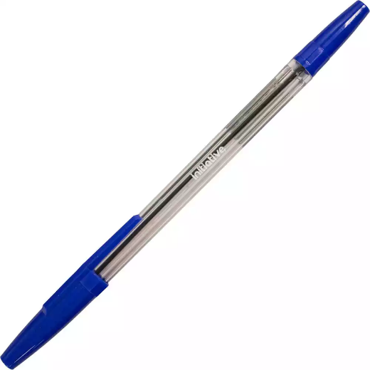 Picture of INITIATIVE BALLPOINT PENS MEDIUM BLUE BOX 100