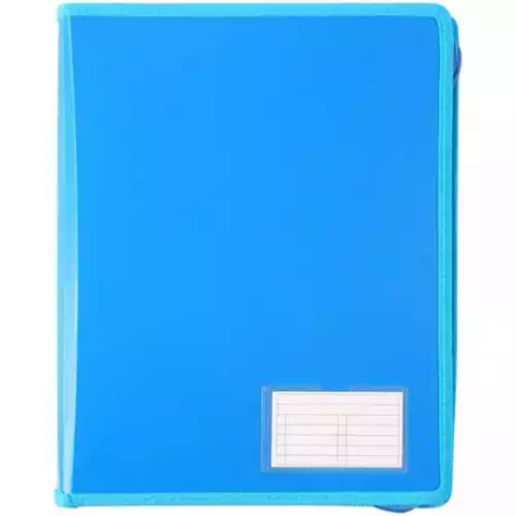 Picture of BANTEX ZIPPER RING BINDER 2D 25MM A4 BLUE