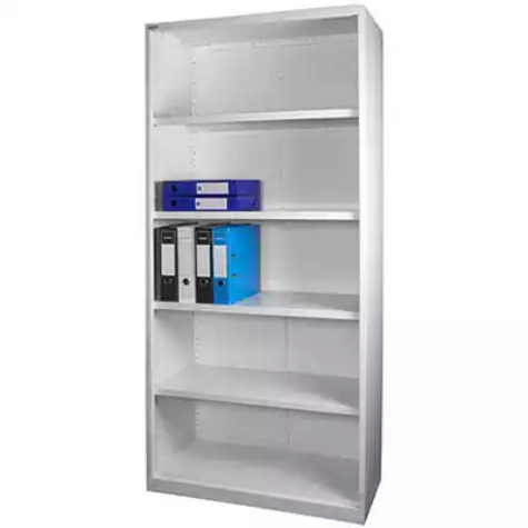 Picture of STEELCO OPEN BOOKCASE 4 SHELF 2000 X 900 X 400MM WHITE SATIN