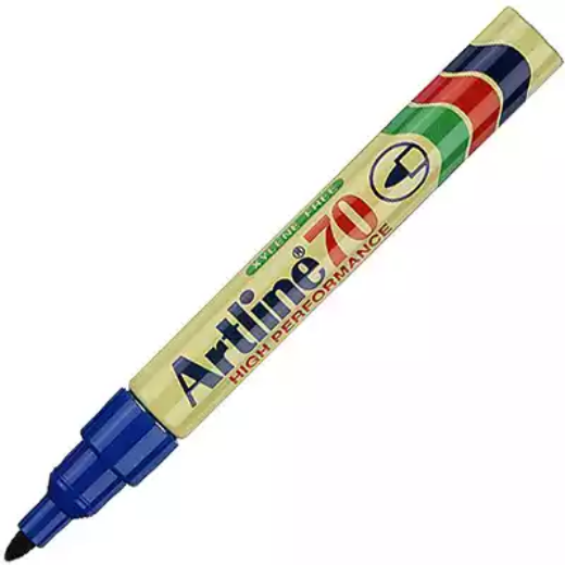 Picture of ARTLINE 70 PERMANENT MARKER BULLET 1.5MM BLUE