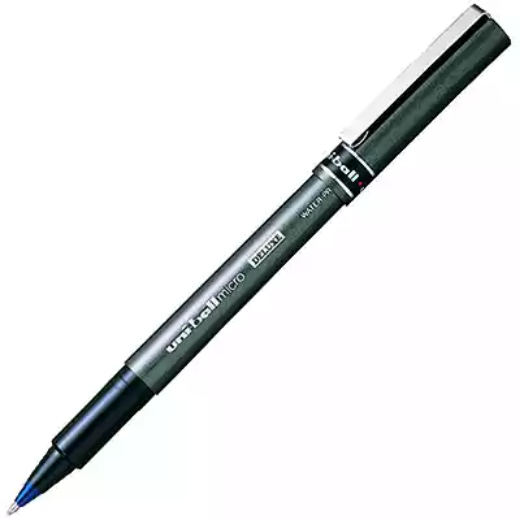 Picture of UNI-BALL UB-155 DELUXE LIQUID INK ROLLERBALL PEN 0.5MM BLUE