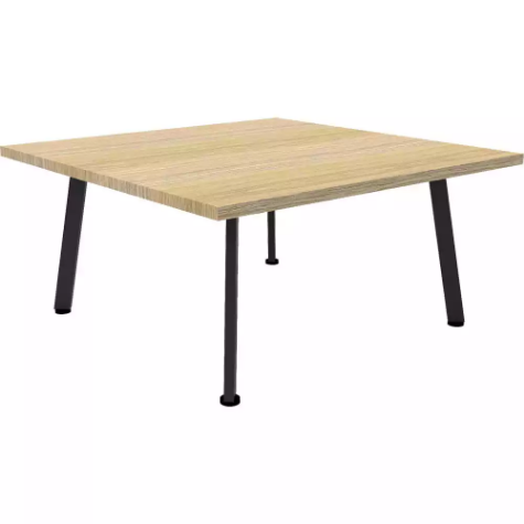 Picture of RAPIDLINE ETERNITY COFFEE TABLE 900 X 900MM NATURAL OAK/BLACK