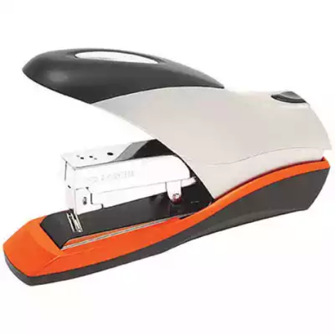 Picture of REXEL OPTIMA LOW FORCE FULL STRIP STAPLER 70 SHEET ORANGE/SILVER