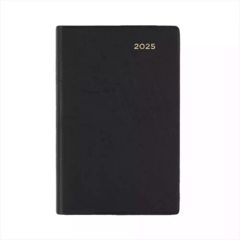 Picture of COLLINS BELMONT POCKET 337.V99 DIARY WEEK TO VIEW A7 BLACK