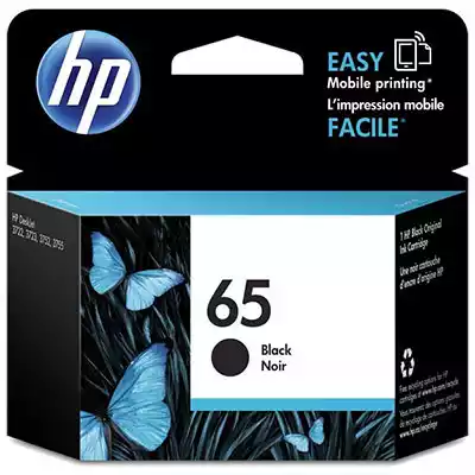 Picture of HP N9K02AA 65 INK CARTRIDGE BLACK