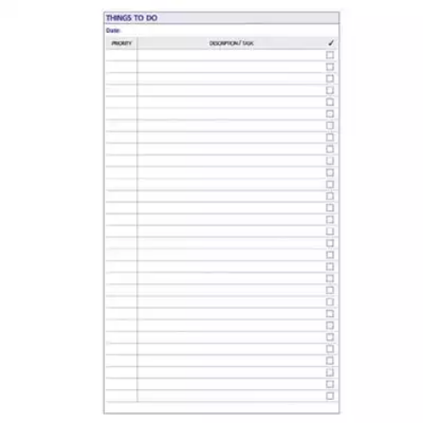 Picture of DEBDEN DAYPLANNER PR2006 PERSONAL EDITION REFILL THINGS TO DO