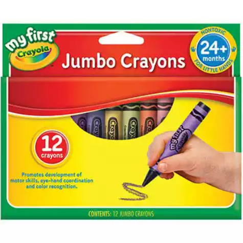 Picture of CRAYOLA MY FIRST JUMBO CRAYONS ASSORTED PACK 12