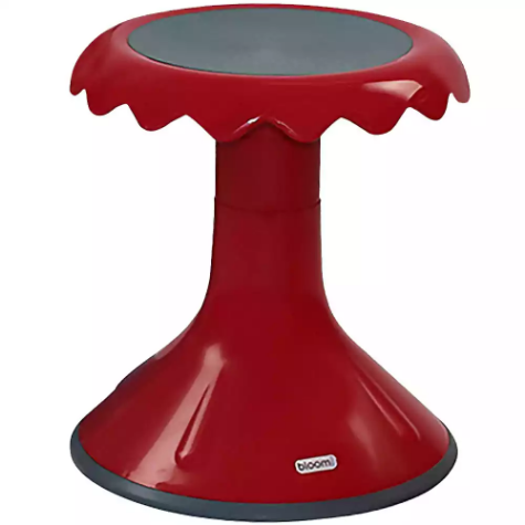 Picture of VISIONCHART EDUCATION SUNFLOWER STOOL 370MM HIGH DARK RED