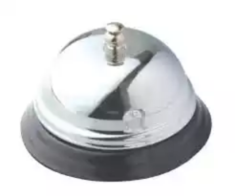 Picture of ITALPLAST COUNTER BELL CHROME/BLACK