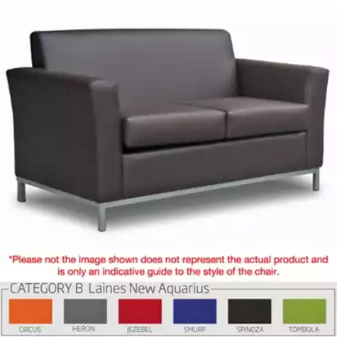 Picture of PLUTO LOUNGE 2 SEATER IN FABRIC CATEGORY B