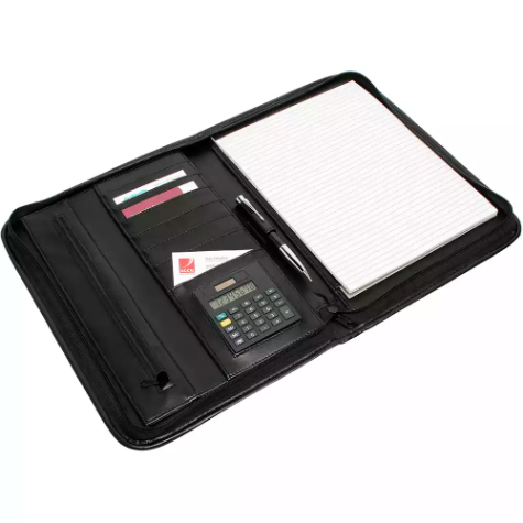 Picture of REXEL COMPENDIUM ZIP PAD HOLDER BLACK BLACK