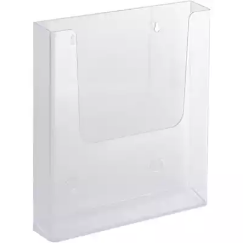 Picture of ITALPLAST BROCHURE HOLDER WALL MOUNT A4 CLEAR