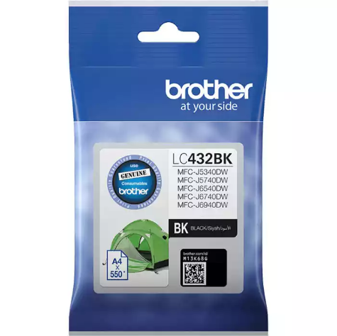 Picture of BROTHER LC432 INK CARTRIDGE BLACK