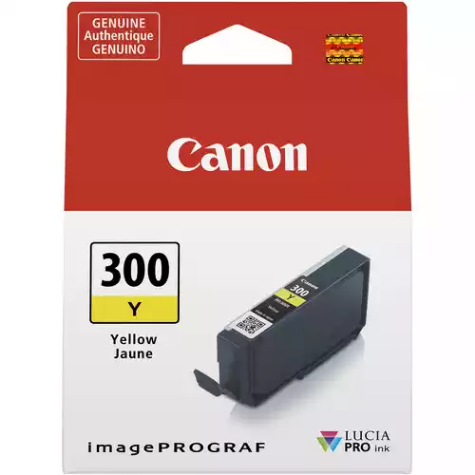 Picture of CANON PFI300 INK TANK YELLOW