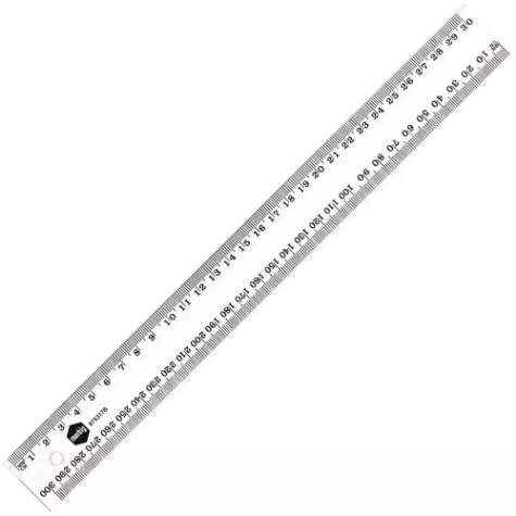 Picture of MARBIG RULER METRIC 300MM CLEAR