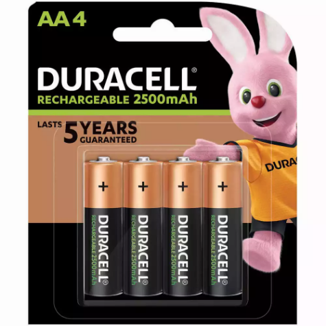 Picture of DURACELL RECHARGEABLE AA BATTERY PACK 4