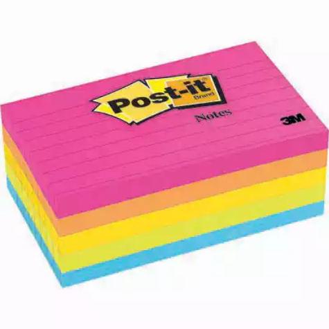 Picture of POST-IT 635-5AN LINED NOTES 76 X 127MM CAPE TOWN PACK 5