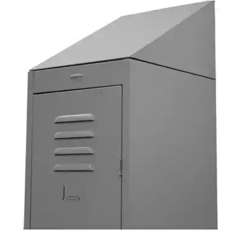 Picture of STEELCO SLOPING TOP FOR SINGLE LOCKER 305MM SILVER GREY