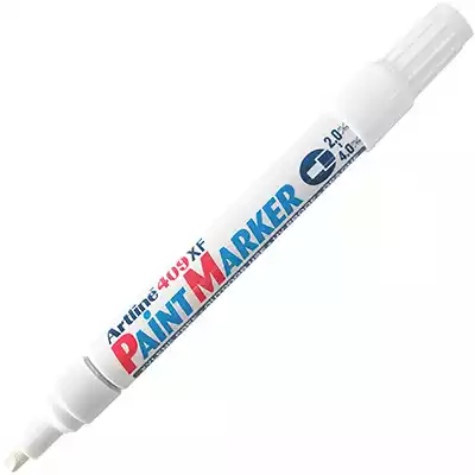 Picture of ARTLINE 409 PAINT MARKER CHISEL 4.0MM WHITE