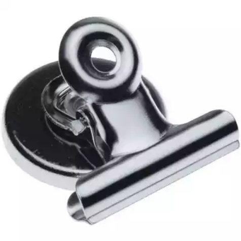 Picture of ESSELTE BULLDOG CLIP MAGNETIC ROUND 30MM SILVER