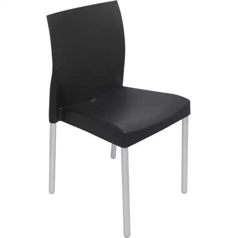 Picture of RAPIDLINE LEO POLY CHAIR ALUMINIUM LEGS BLACK