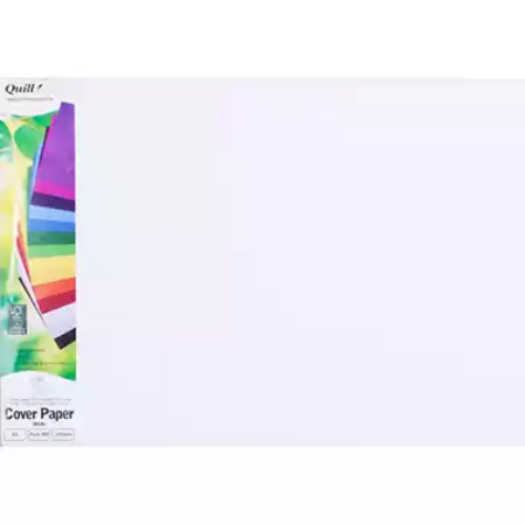 Picture of QUILL COVER PAPER 125GSM A3 WHITE PACK 500