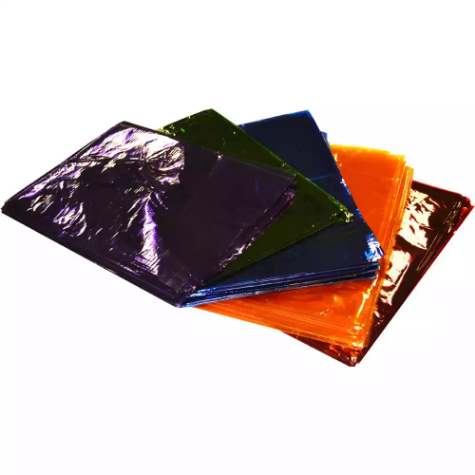 Picture of RAINBOW CELLOPHANE 750MM X 1M ASSORTED PACK 25