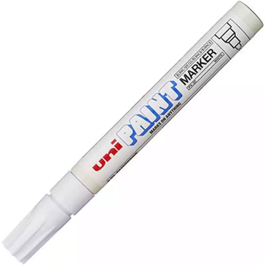 Picture of UNI-BALL PX-20 PAINT MARKER BULLET 2.8MM WHITE